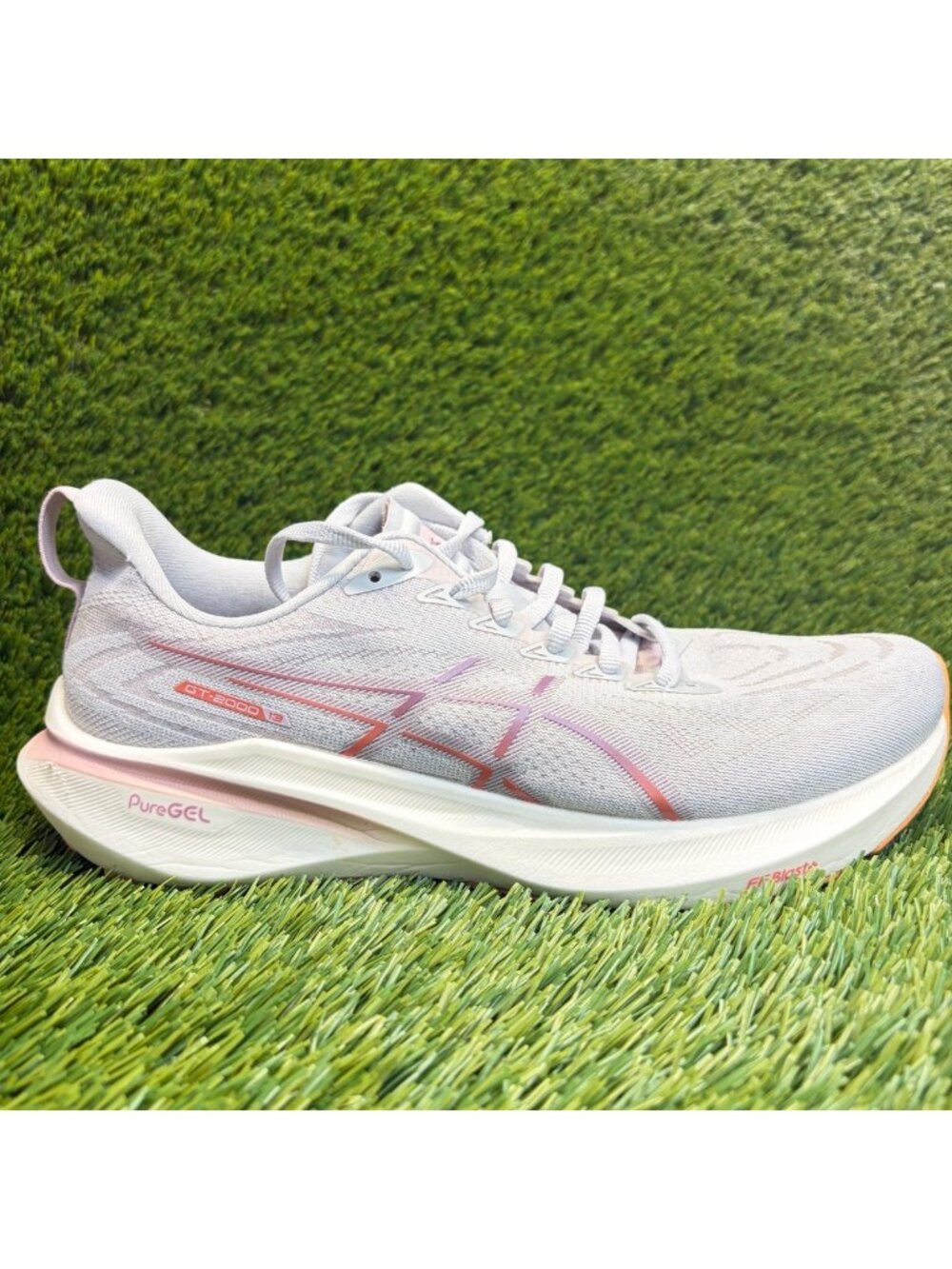 Asics GT 2000 13 Womens Size 10 Gray Purple Pink Athletic Running Shoes Sneakers